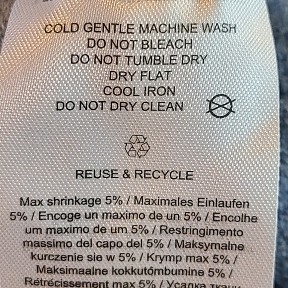 Vero Moda Doffy Curve Stripe Long Sleeve Recycle Blend Sweater Dress 4X NWT - Picture 15 of 15